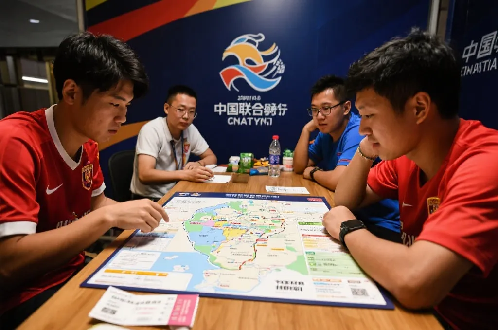 北美三国世界杯观赛路线与城市地图的旅行规划感画面